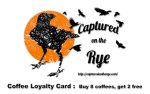 Coffee Loyalty Card – Captured on the&nbsp;Rye