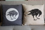 2 Corvid cushions